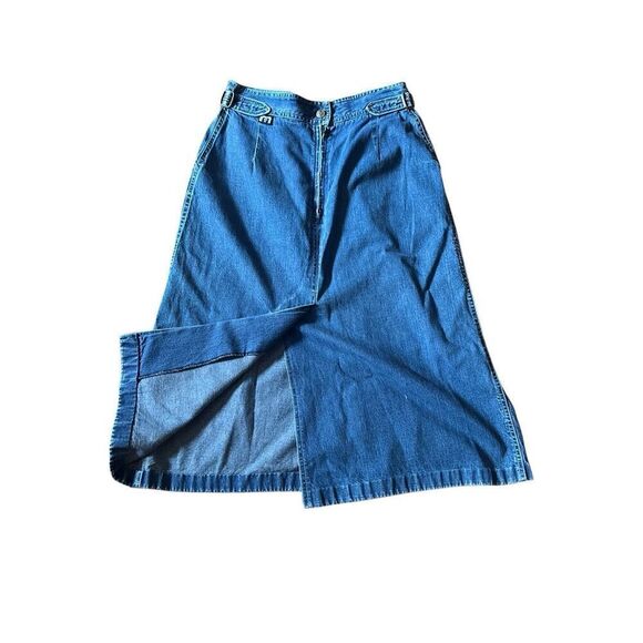Vintage 70’s mushroom denim skirt sz S - Picture 2 of 5